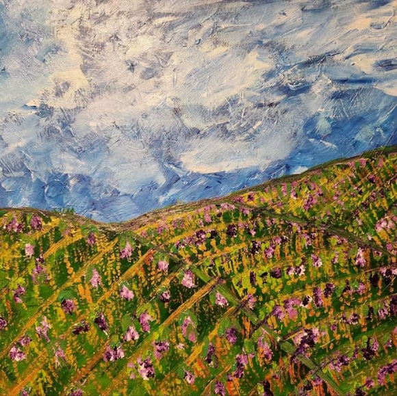 Original hand painting acrylic on canvas. 16